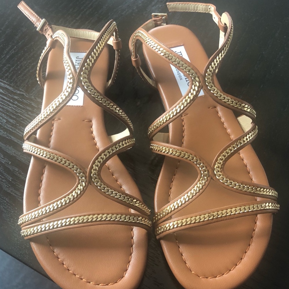 Jimmy Choo Nickel Flat 36.5